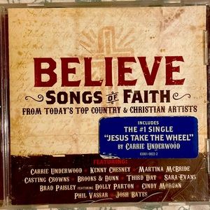 COPY - Believe Songs of Faith from today’s top Country Singers